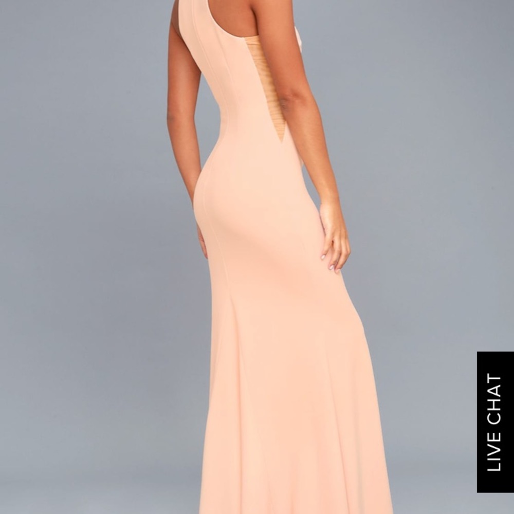 Lulus blush maxi dress BRAND NEW with tags